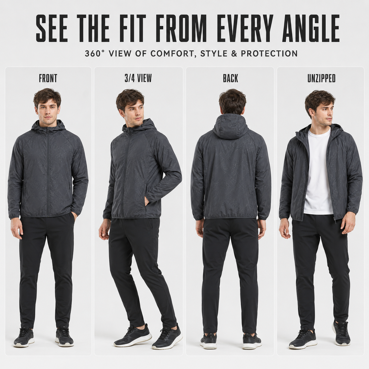Thrives Outdoor | Zephyria Lightweight Hooded Windbreaker