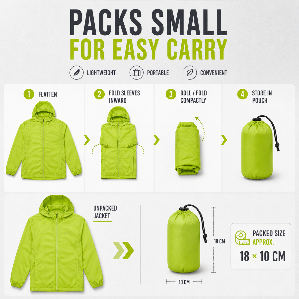 Thrives Outdoor | Zephyria Lightweight Hooded Windbreaker