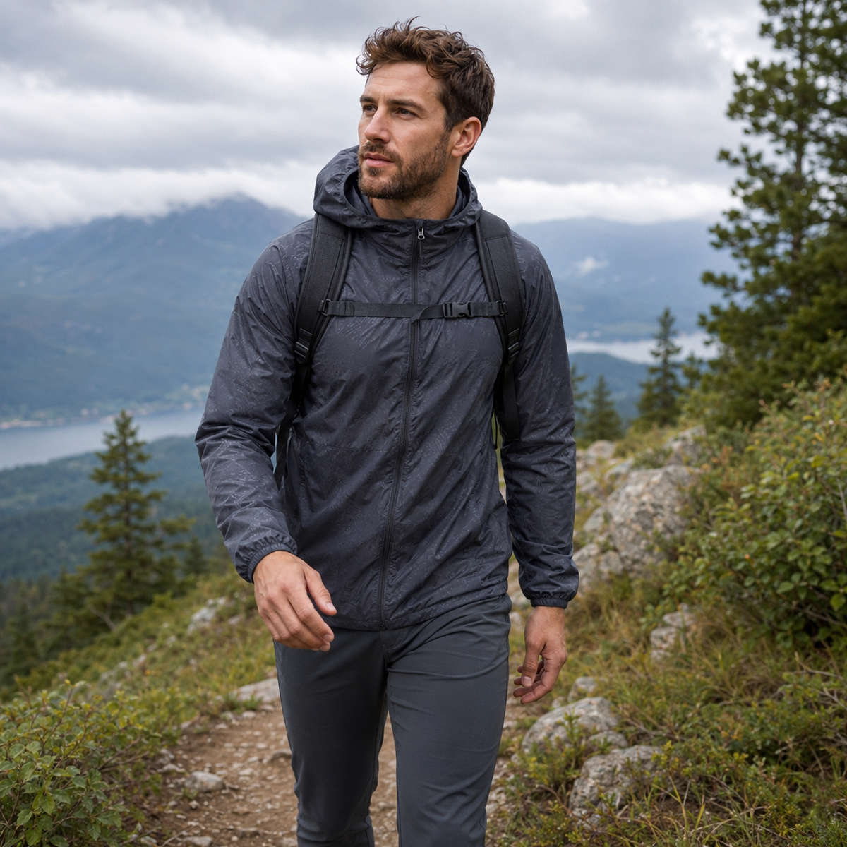 Thrives Outdoor | Zephyria Lightweight Hooded Windbreaker