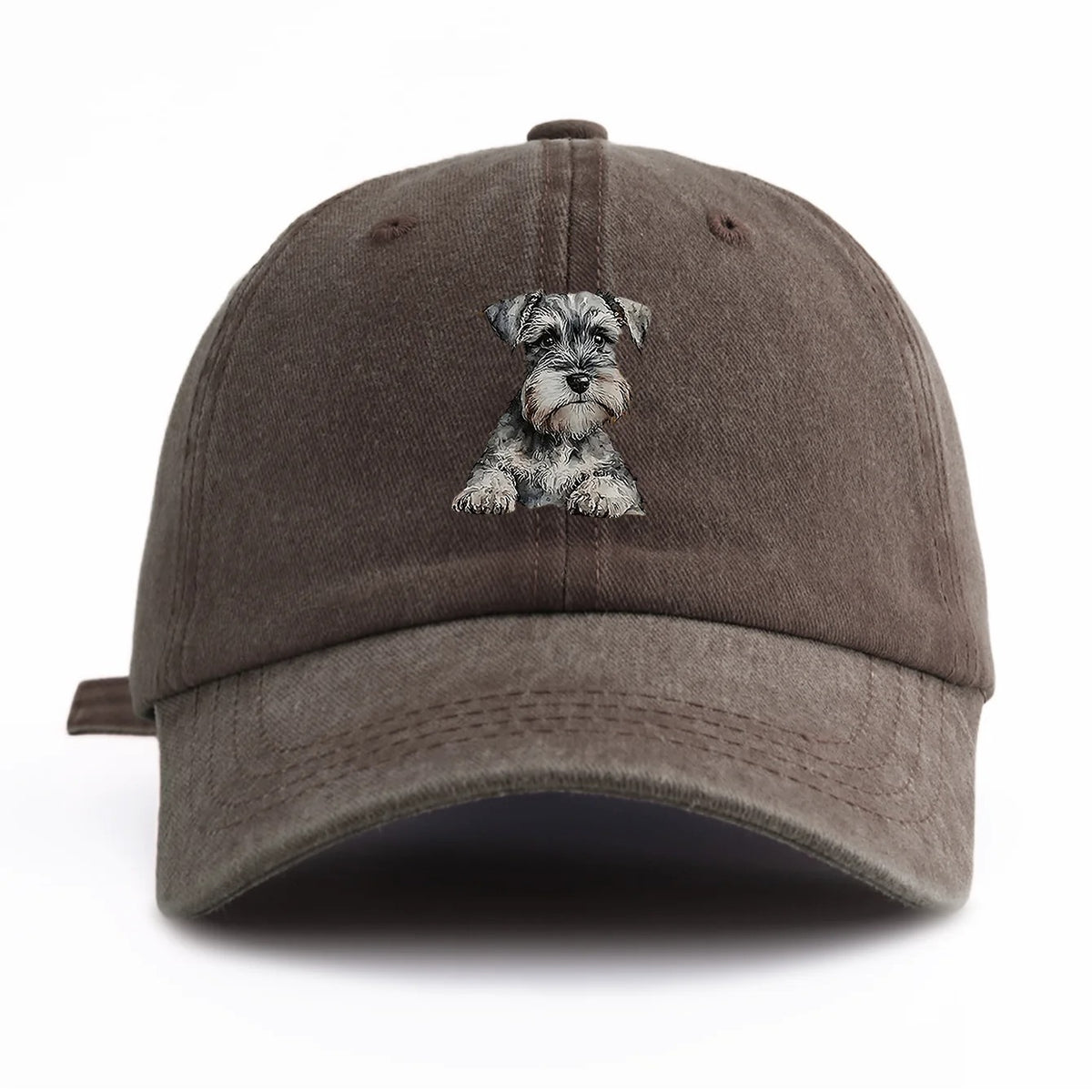 Thrives Outdoor | Miniature Schnauzer Sitting Top Breeds Classic Cap