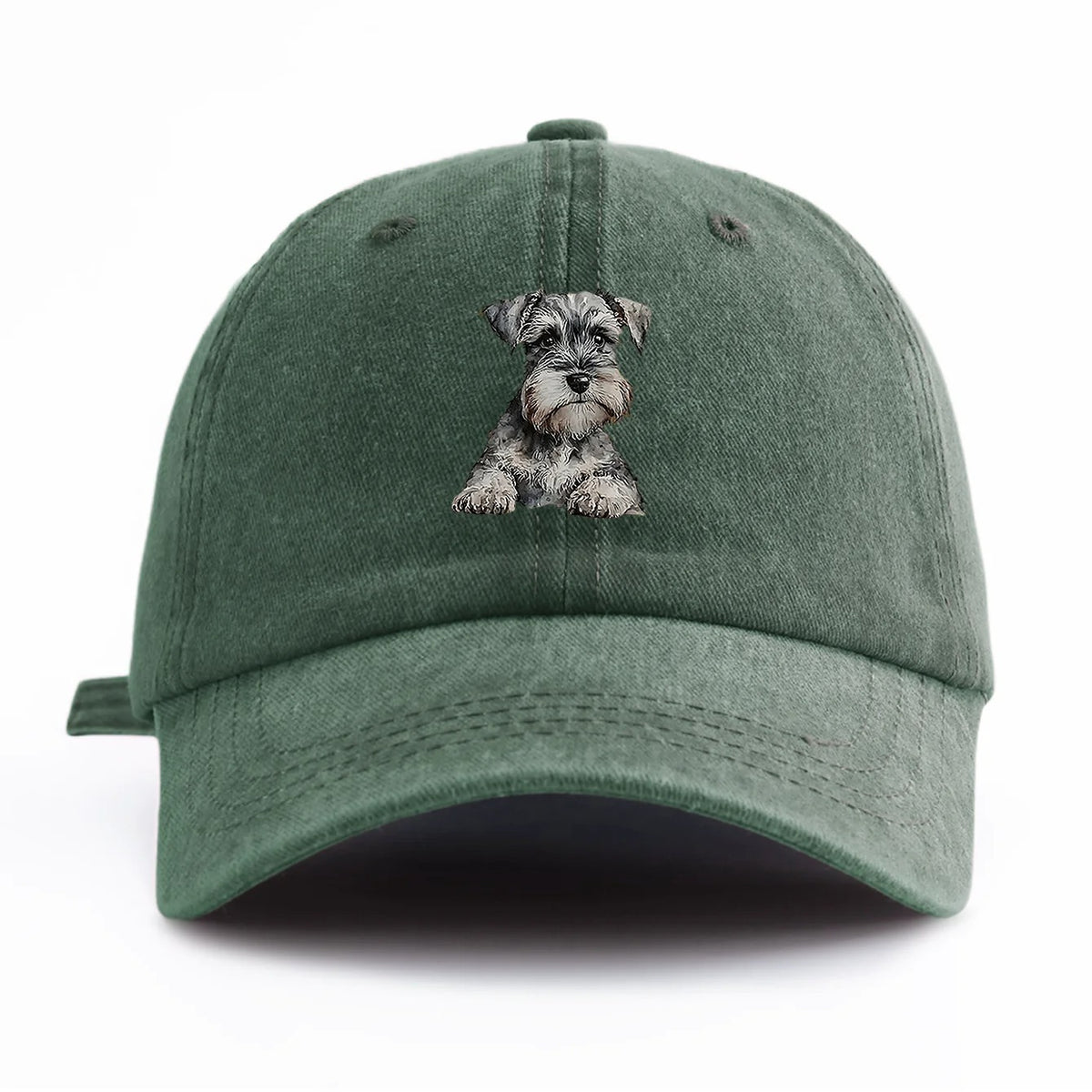 Thrives Outdoor | Miniature Schnauzer Sitting Top Breeds Classic Cap
