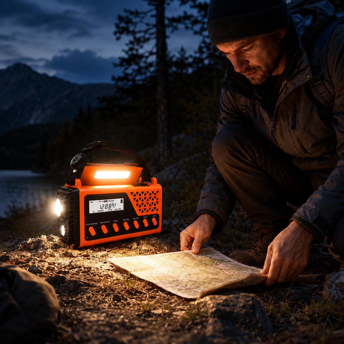 Thrives Outdoor | Crankoni Hand Crank Emergency Radio