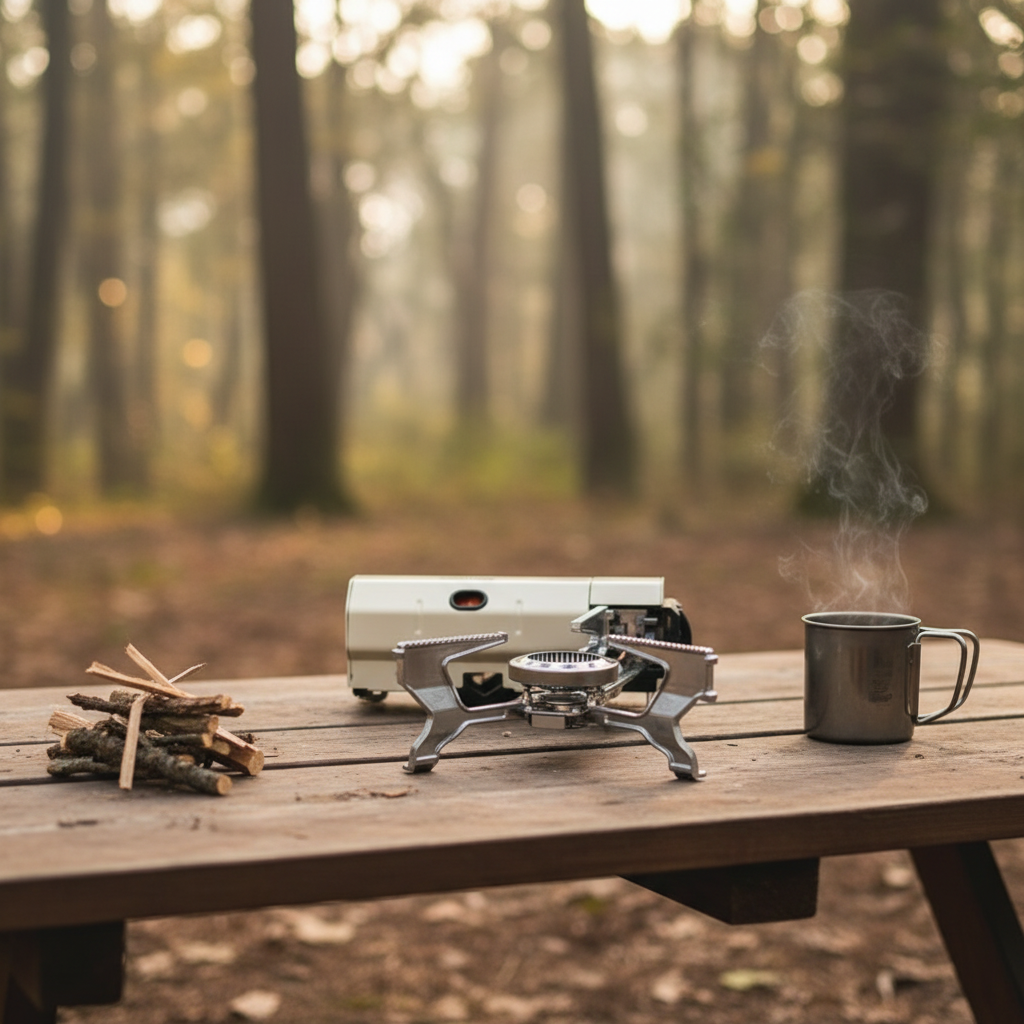 Portable Folding Gas Stove | Outdoor Cooking Grill