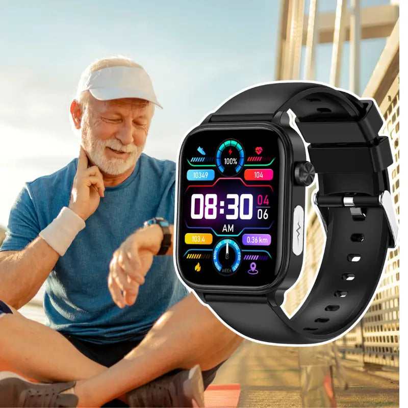 ECG and Blood Pressure Monitoring Smartwatch