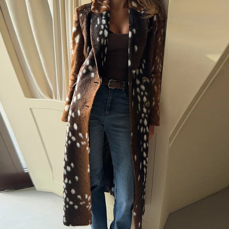 Ferryhill Bambi Faux Fur Long Coat