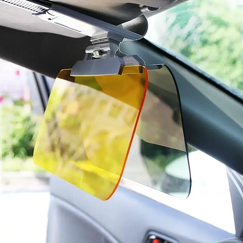 Clip-On Anti-Glare Shield for Safer Driving
