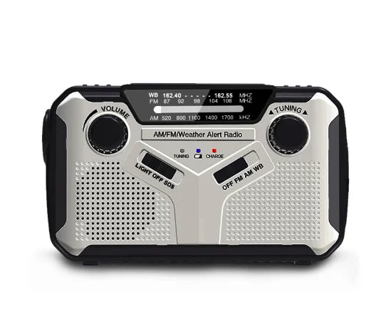 Multifunctional Emergency Radio with Charging Options
