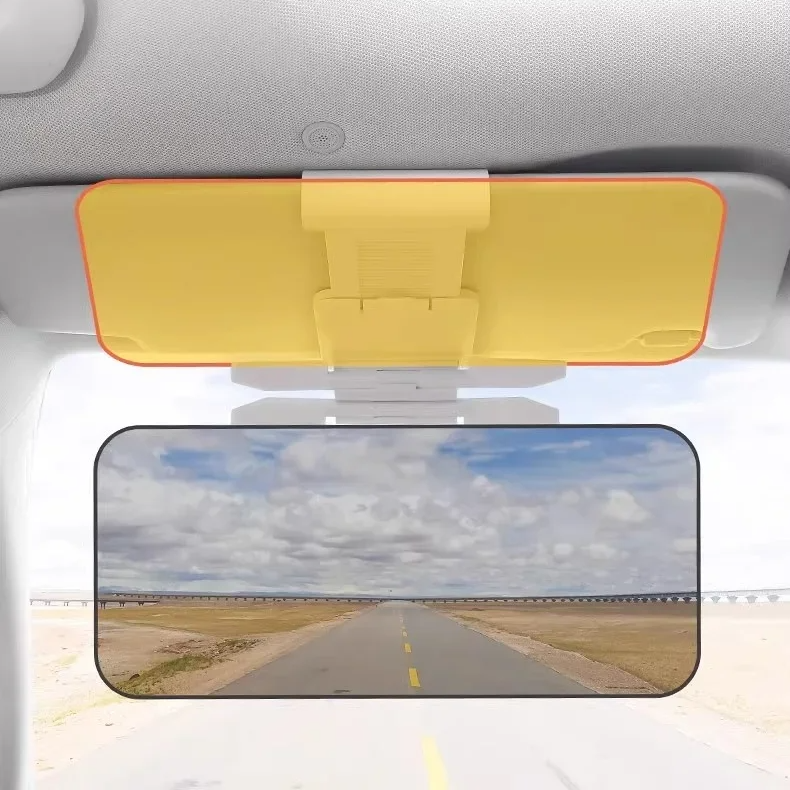 Clip-On Anti-Glare Shield for Safer Driving