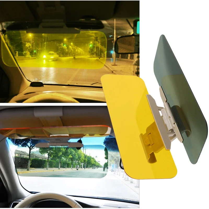 Clip-On Anti-Glare Shield for Safer Driving