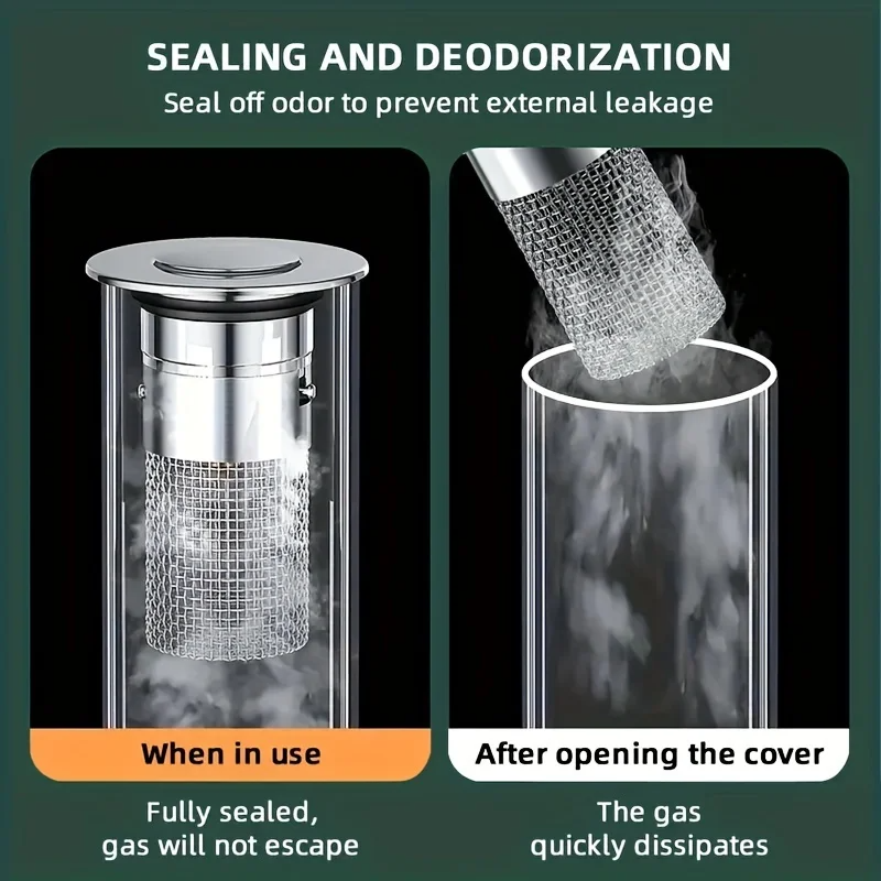 Stainless Steel Pop-Up Drain Filter