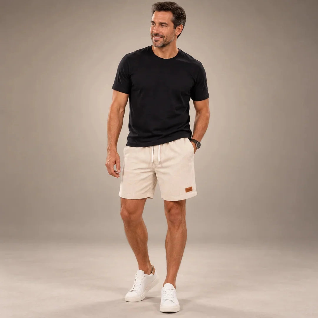 Men's Ribbed Corduroy Bermuda Shorts