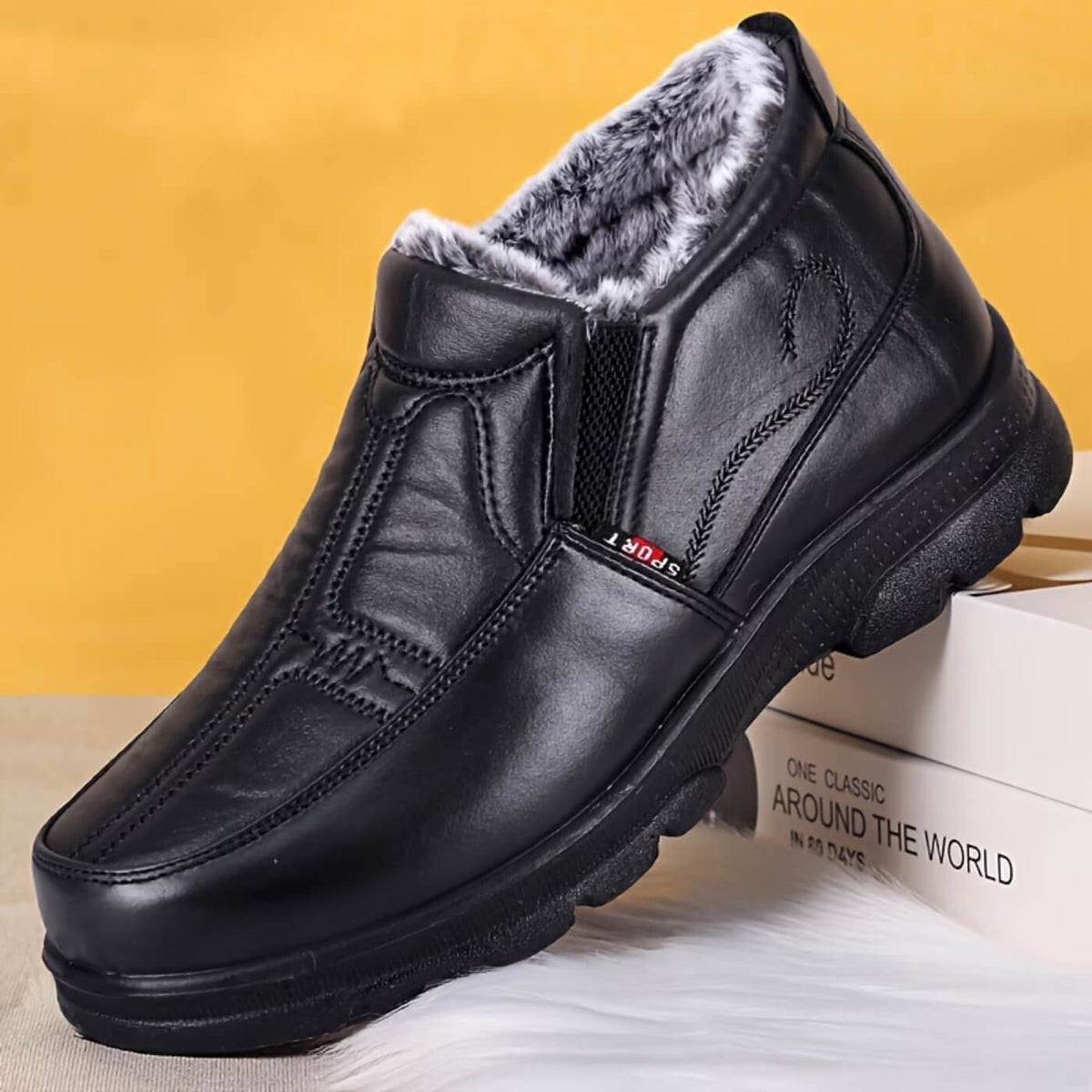 Warm Winter Ankle Boots with Soft Lining