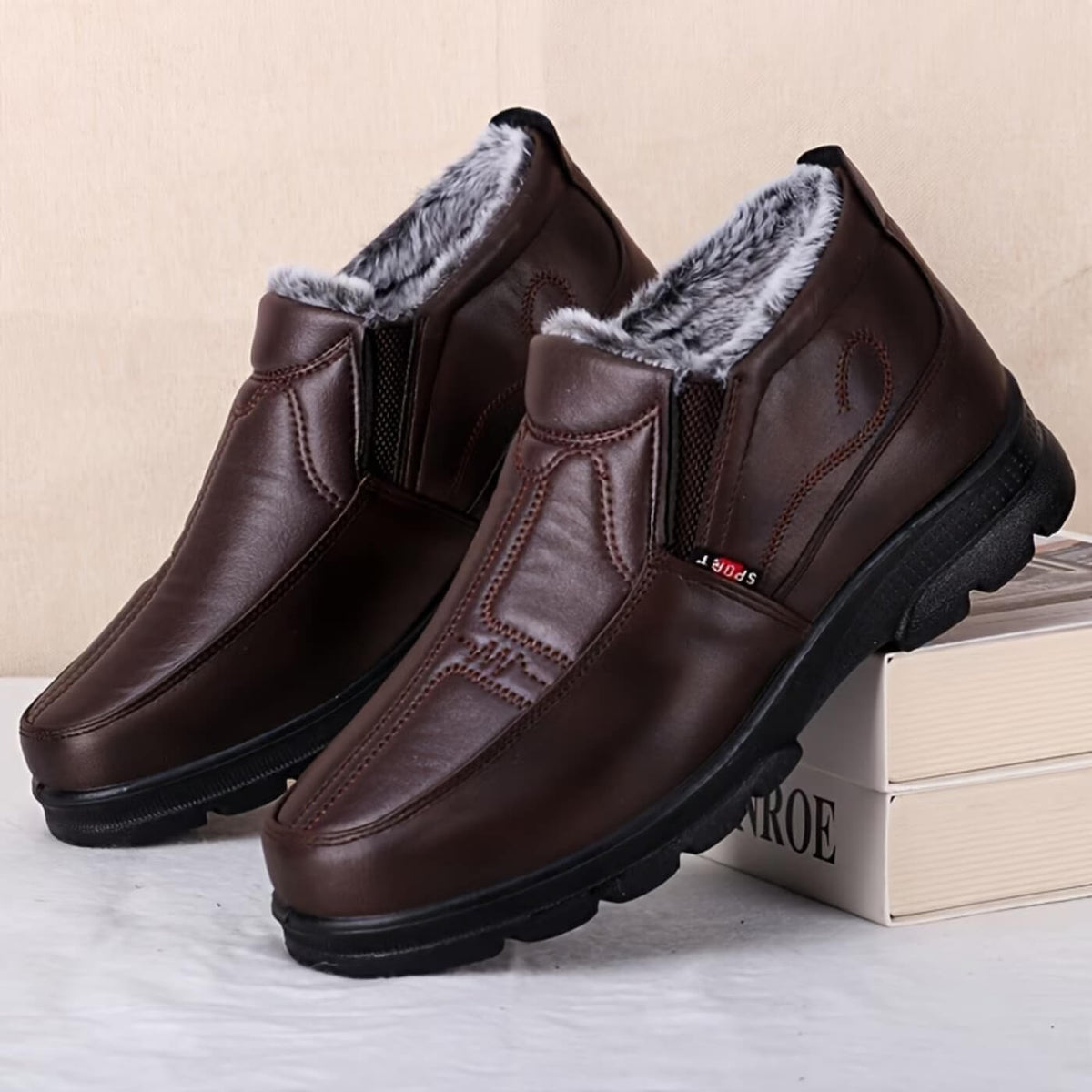 Warm Winter Ankle Boots with Soft Lining