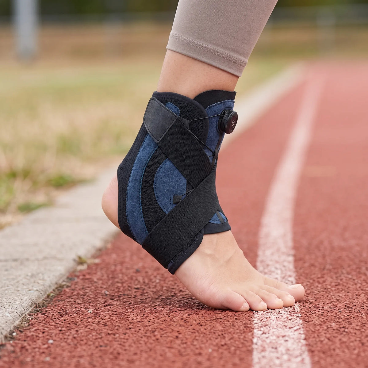 Sprained Ankle Support Brace | Adjustable Pressurised Recovery Stabiliser