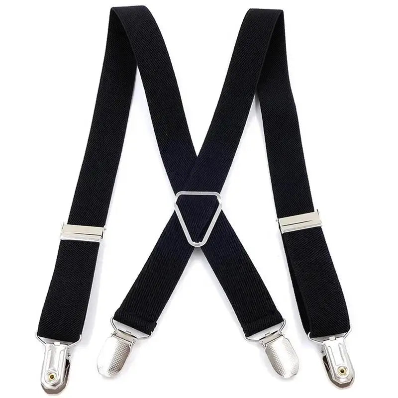 Thrives Outdoor | Bandoro Adjustable X-Back Suspenders For Trousers