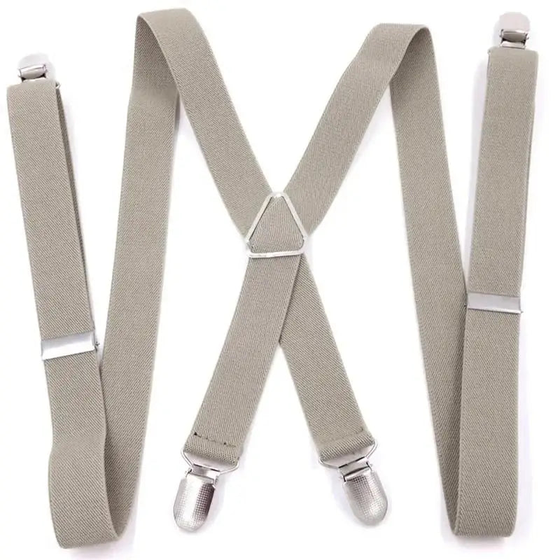 Thrives Outdoor | Bandoro Adjustable X-Back Suspenders For Trousers