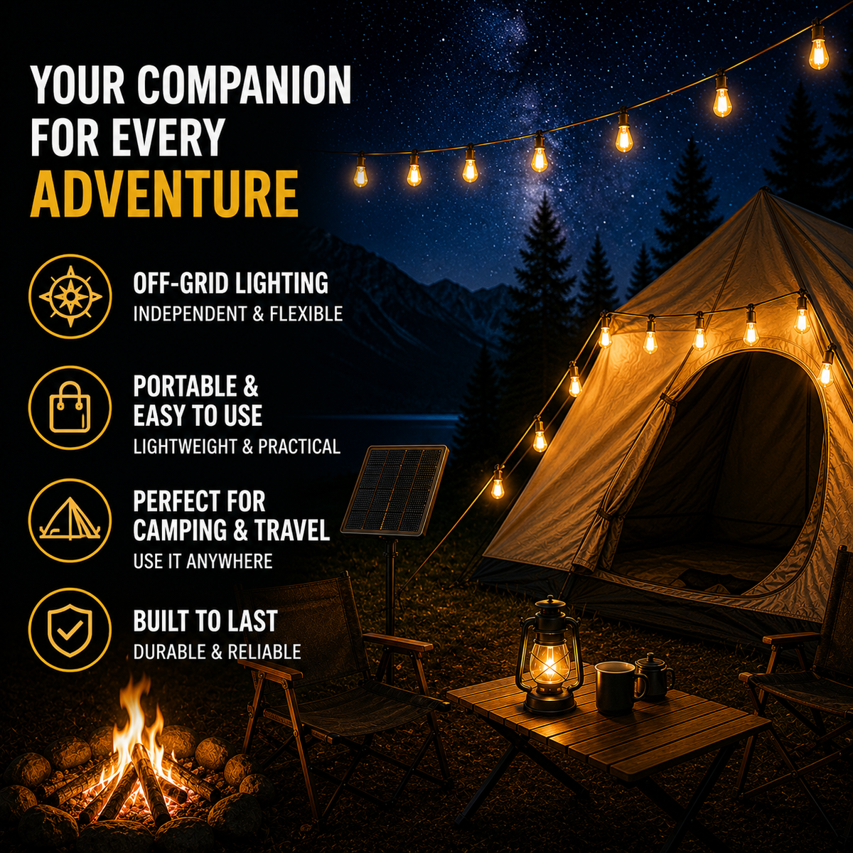 Thrives Outdoor | CampGlow VintageLights