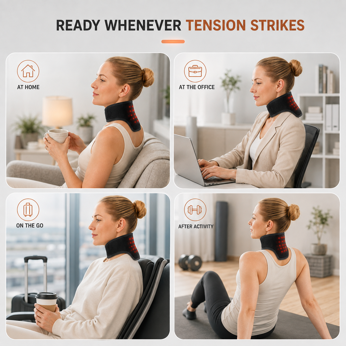 Thrives Outdoor | CerviGlow Self-Heating Neck Support