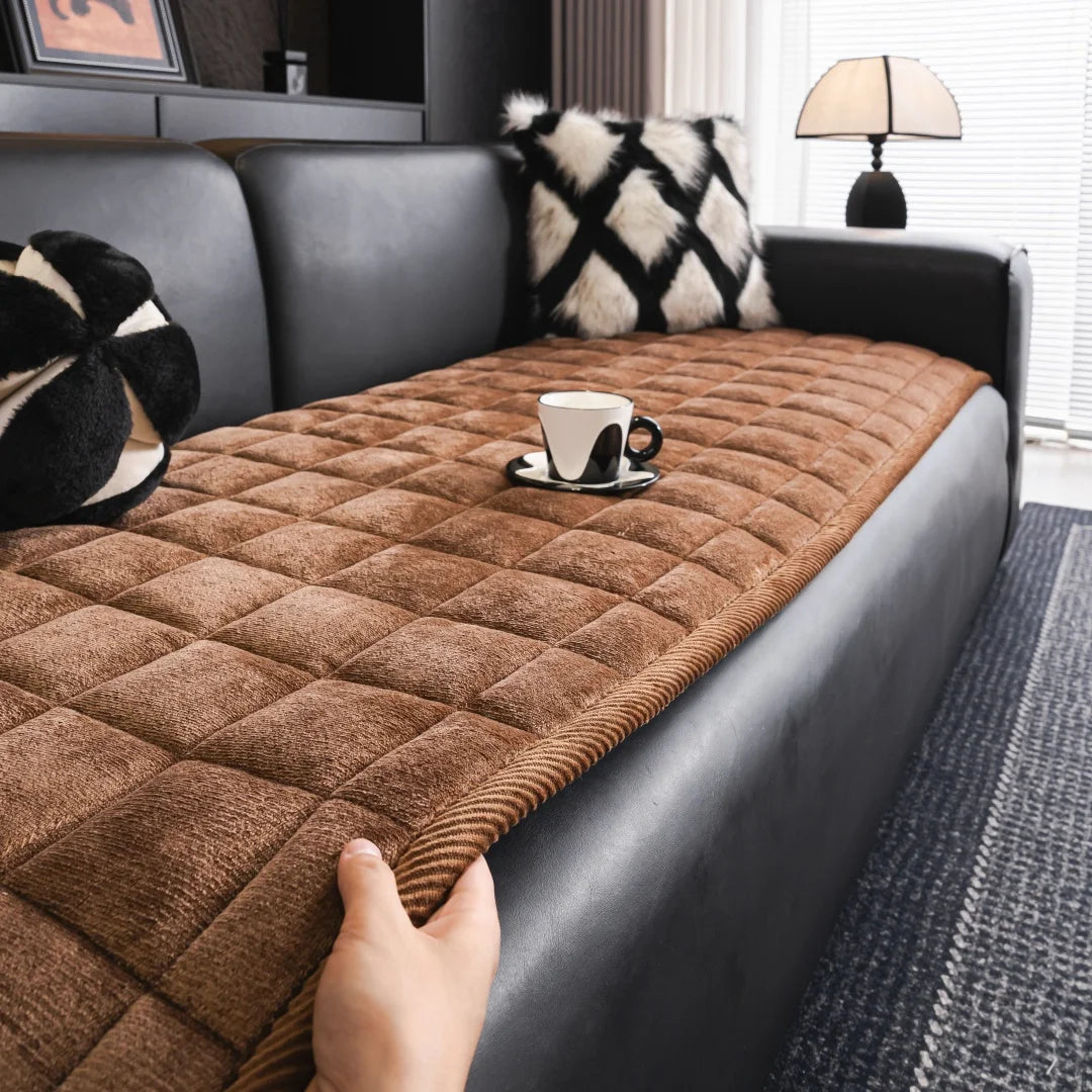 Thrives Outdoor | Cushmera Rectangular Quilted Sofa Cover For Loveseats