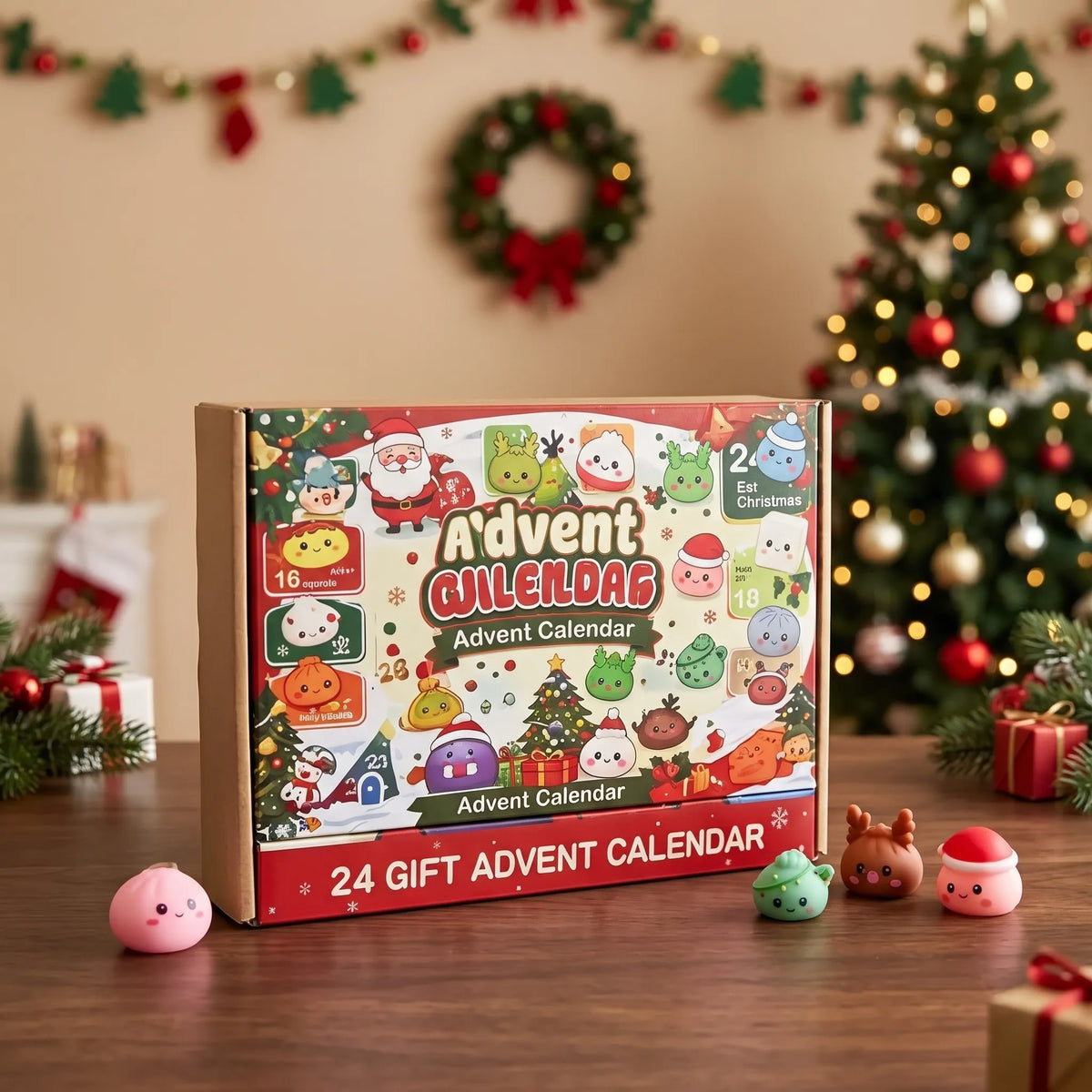Thrives Outdoor | Dumplo Christmas Advent Calendar With Squishy Dumpling Toys