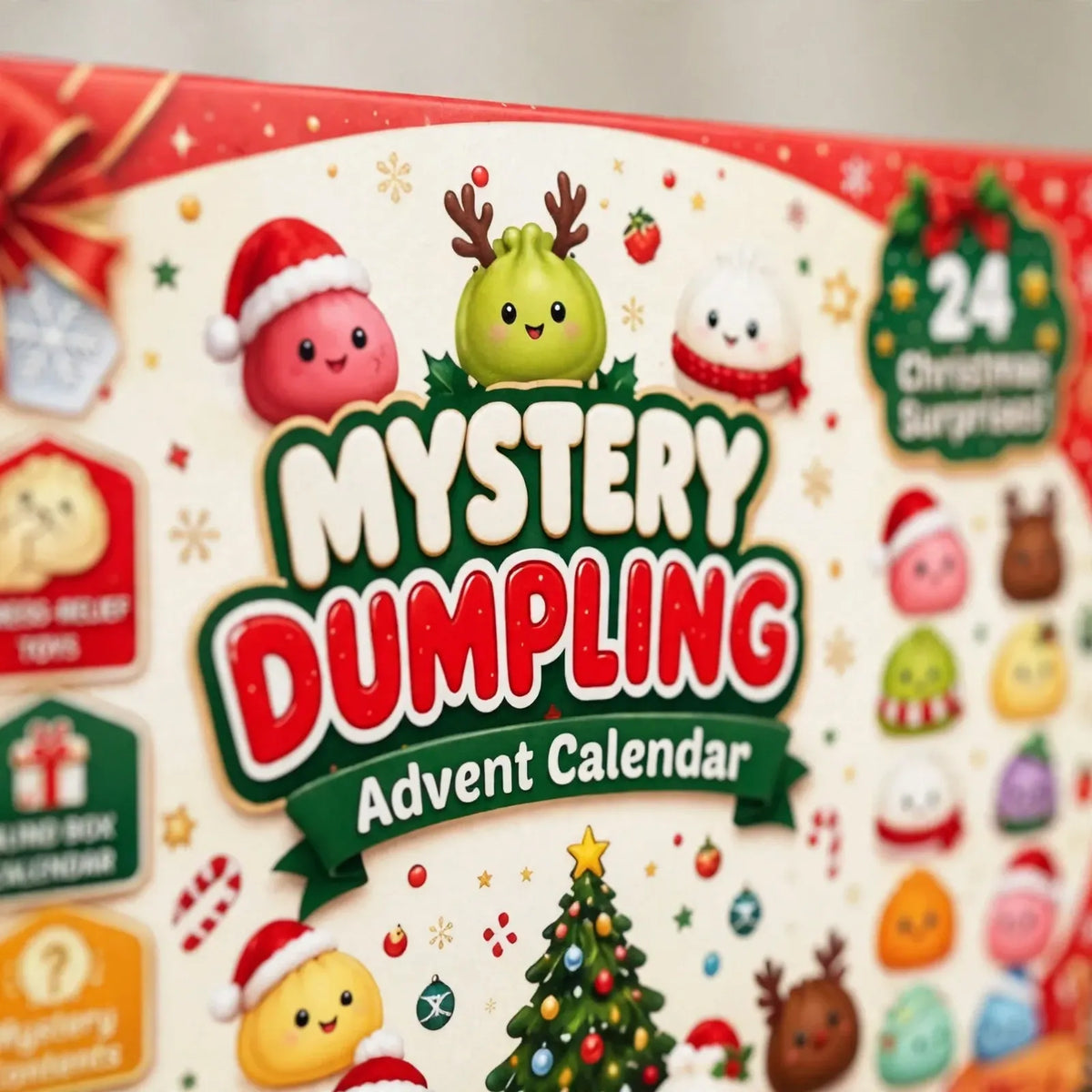 Thrives Outdoor | Dumplo Christmas Advent Calendar With Squishy Dumpling Toys