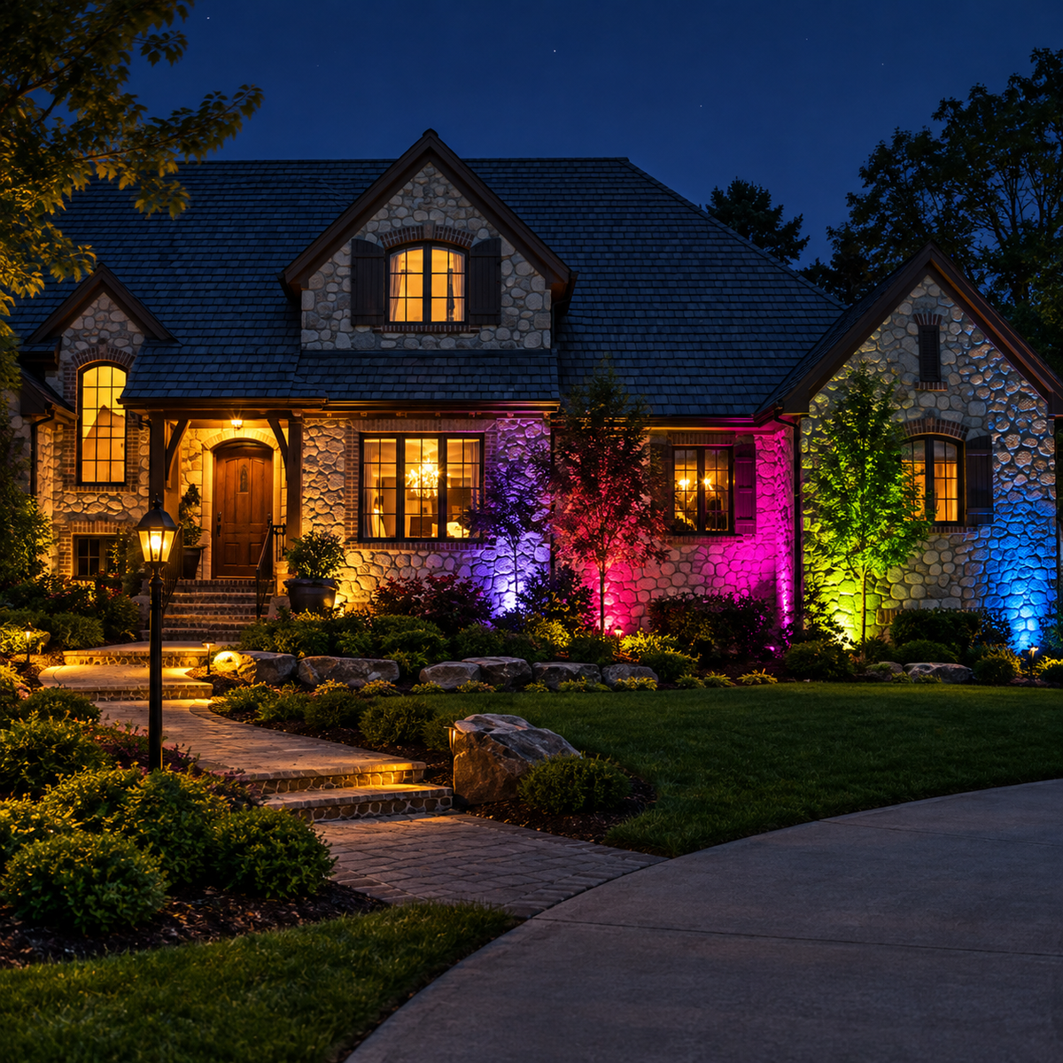 Thrives Outdoor | GlowSpike Adjustable Solar Garden Spotlight