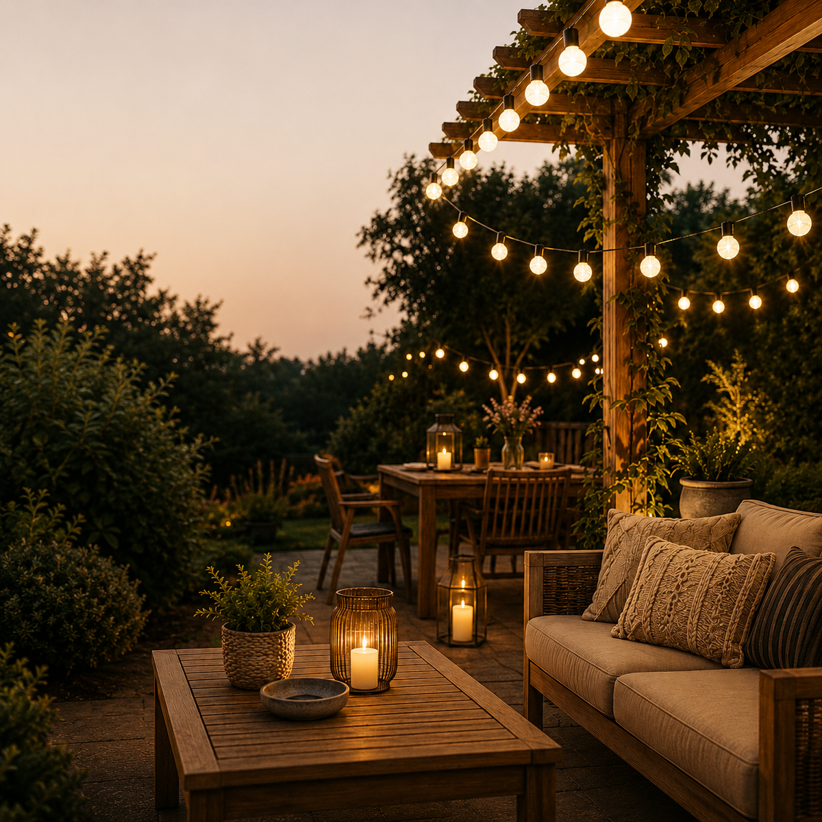 Thrives Outdoor | GlowVista String Lights