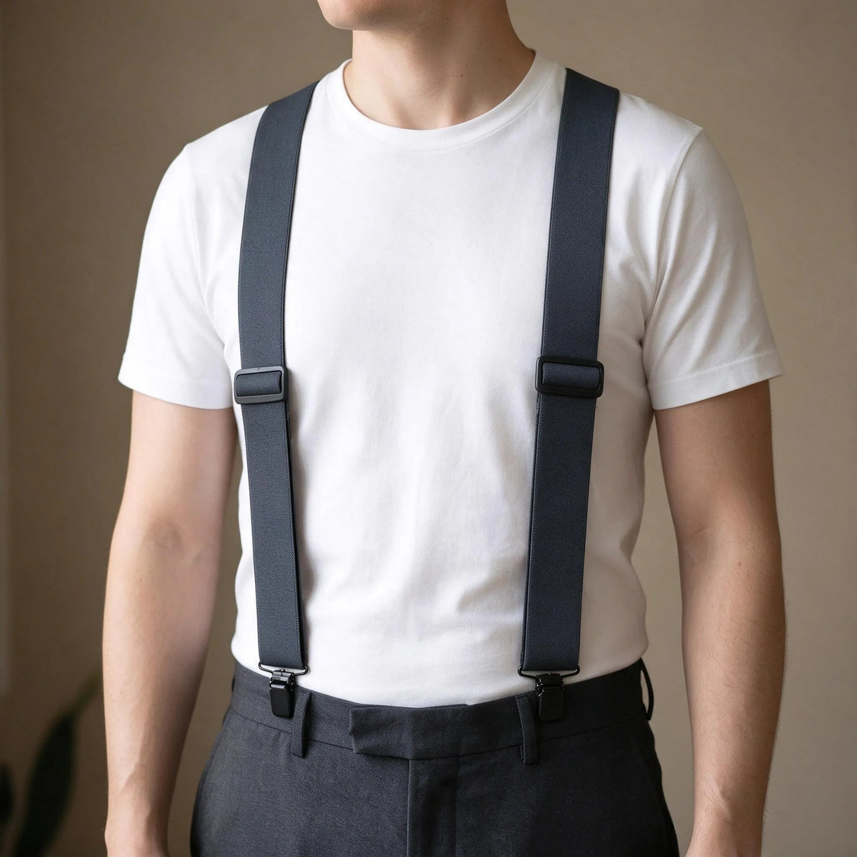 Thrives Outdoor | Kelvane Men's Wide X-Back Braces With Clips