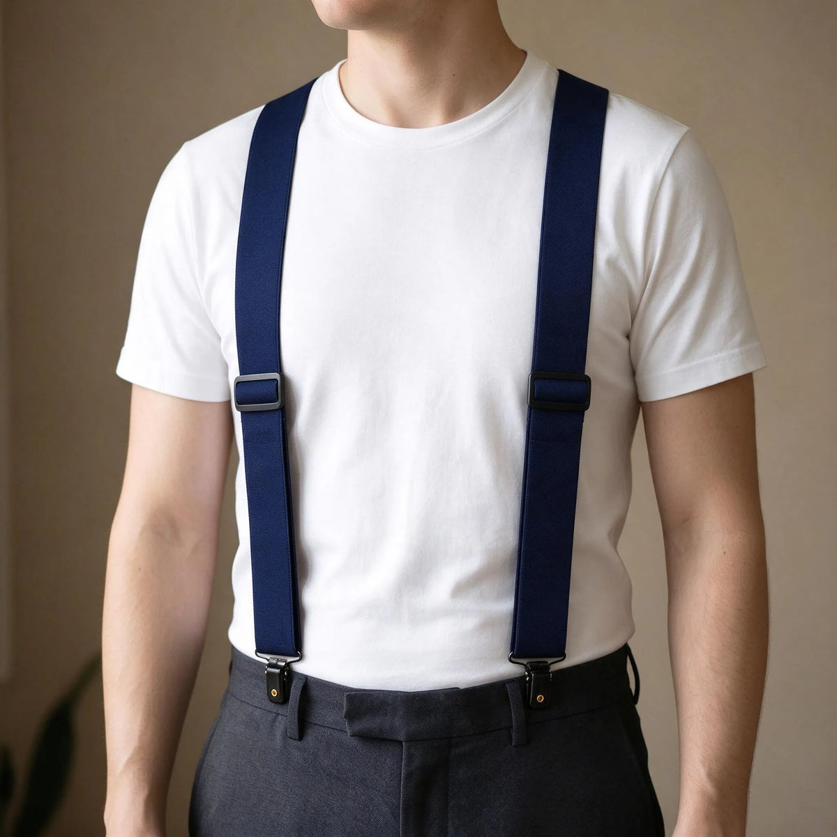 Thrives Outdoor | Kelvane Men's Wide X-Back Braces With Clips