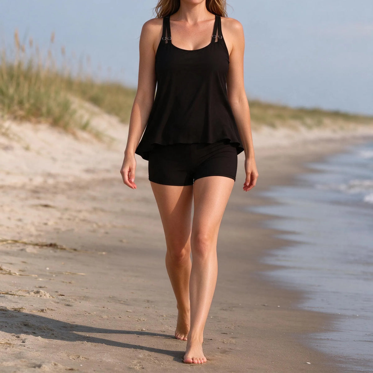 Thrives Outdoor | Marivell Double Strap Tankini Swimsuit Set