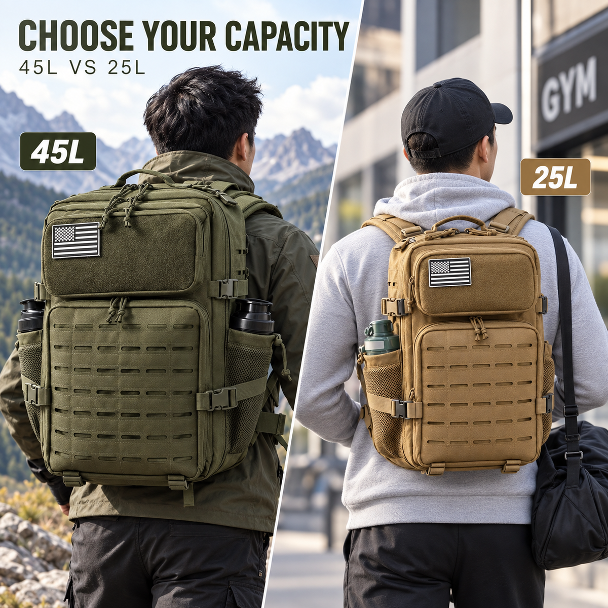 Thrives Outdoor | MollePack Tactical Gym Rucksack