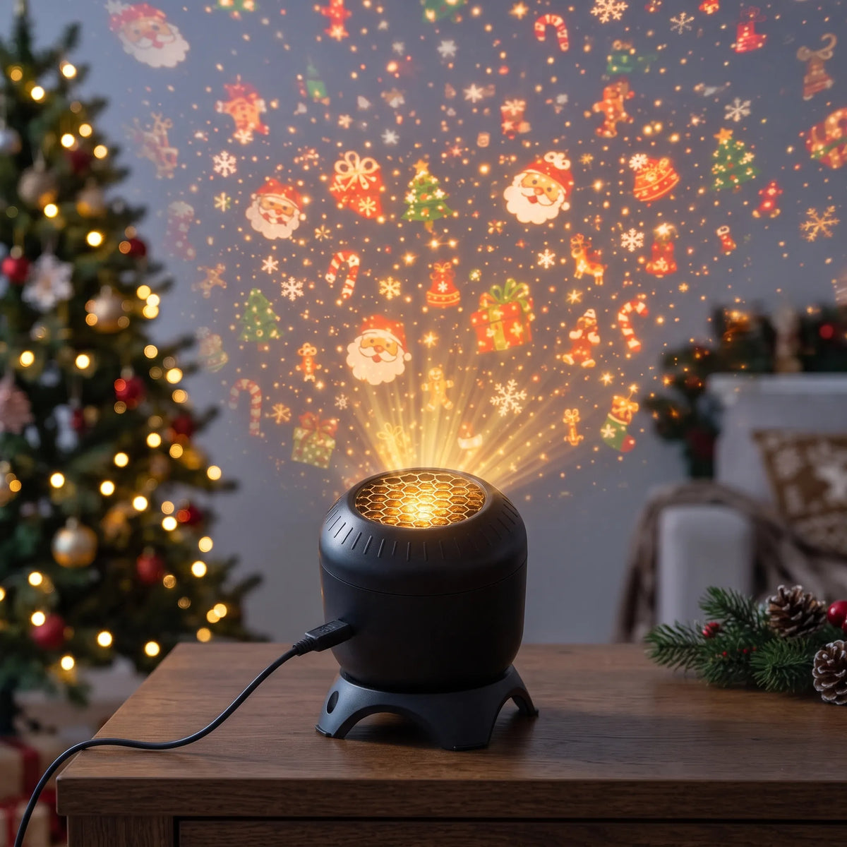 Thrives Outdoor | Noelira Christmas Projector Night Light With Pattern Discs