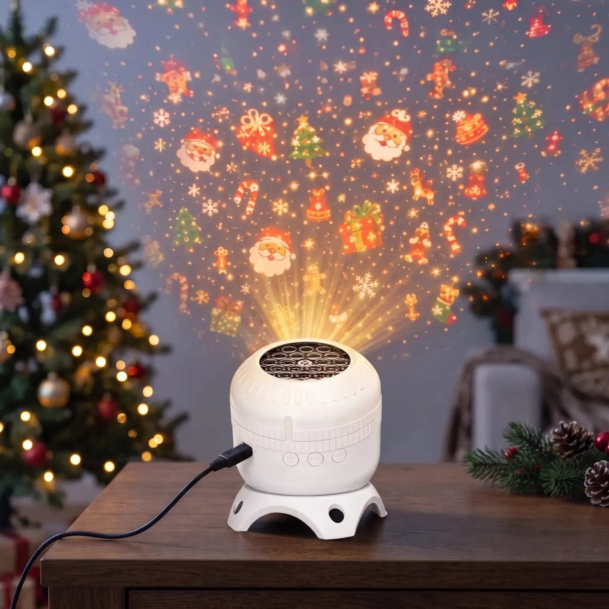 Thrives Outdoor | Noelira Christmas Projector Night Light With Pattern Discs