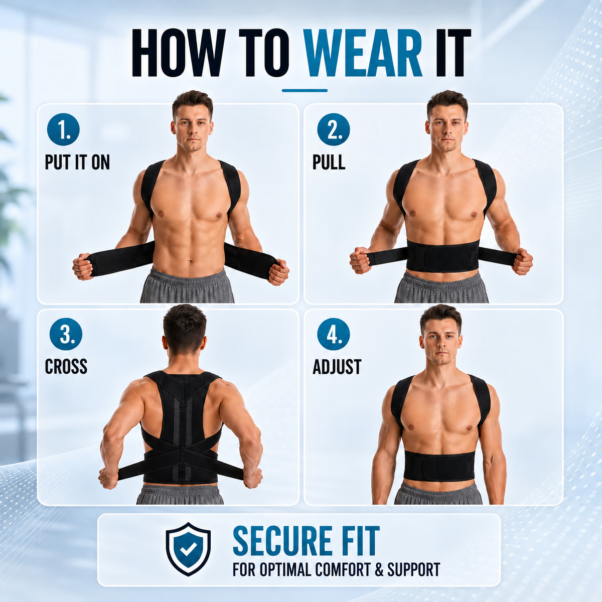 Thrives Outdoor | PostuRise Adjustable Unisex Posture Corrector