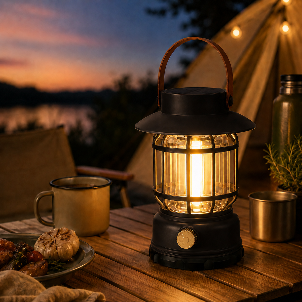 Thrives Outdoor | Solantis Portable 360-Degree LED Camping Lantern