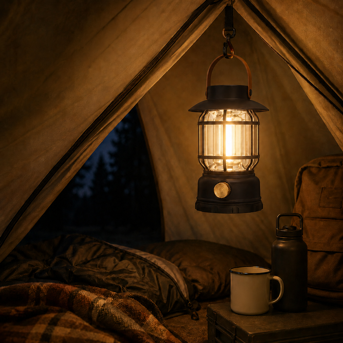 Thrives Outdoor | Solantis Portable 360-Degree LED Camping Lantern