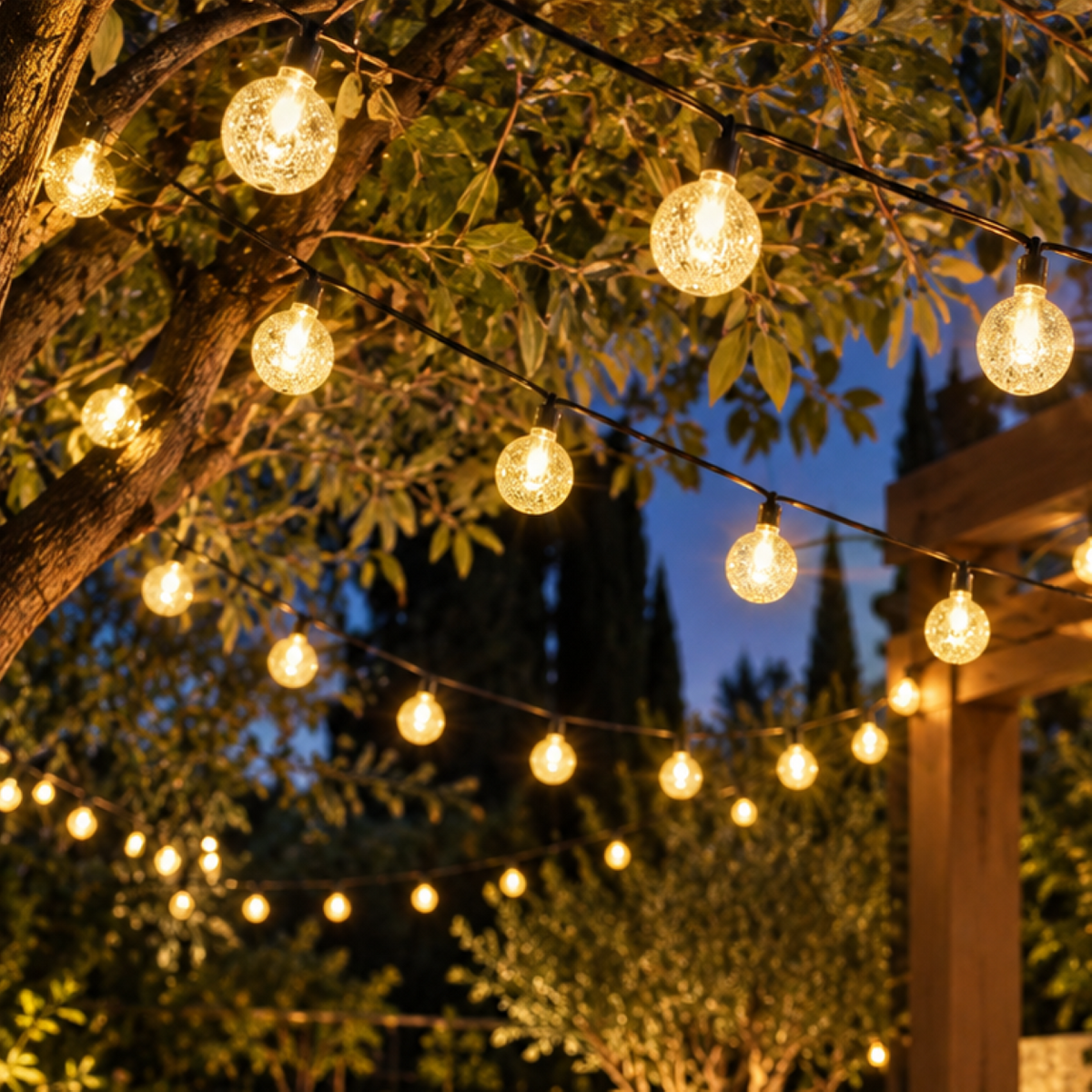 Thrives Outdoor | SolarGlow Crystal Lights