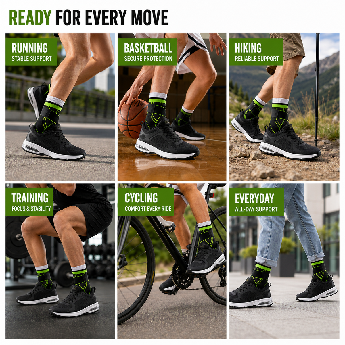 Thrives Outdoor | StrideVail Adjustable Ankle Compression Wrap