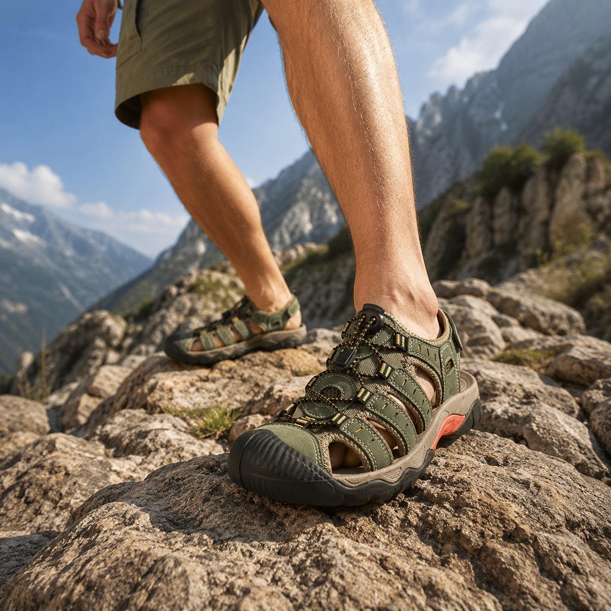 Thrives Outdoor | Trailsole Breathable Open-Toe Hiking Sandal