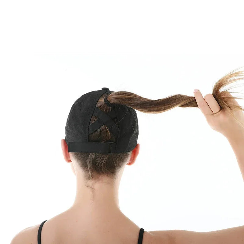 Thrives Outdoor | Vekora Women's Adjustable Baseball Cap With Ponytail Opening