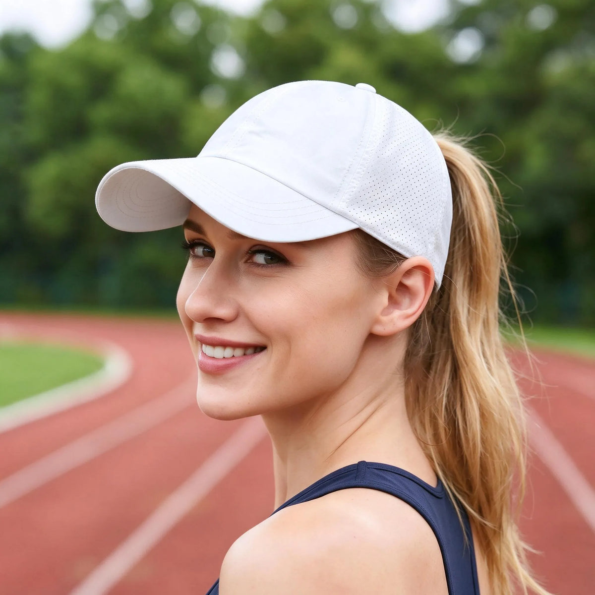 Thrives Outdoor | Vekora Women's Adjustable Baseball Cap With Ponytail Opening