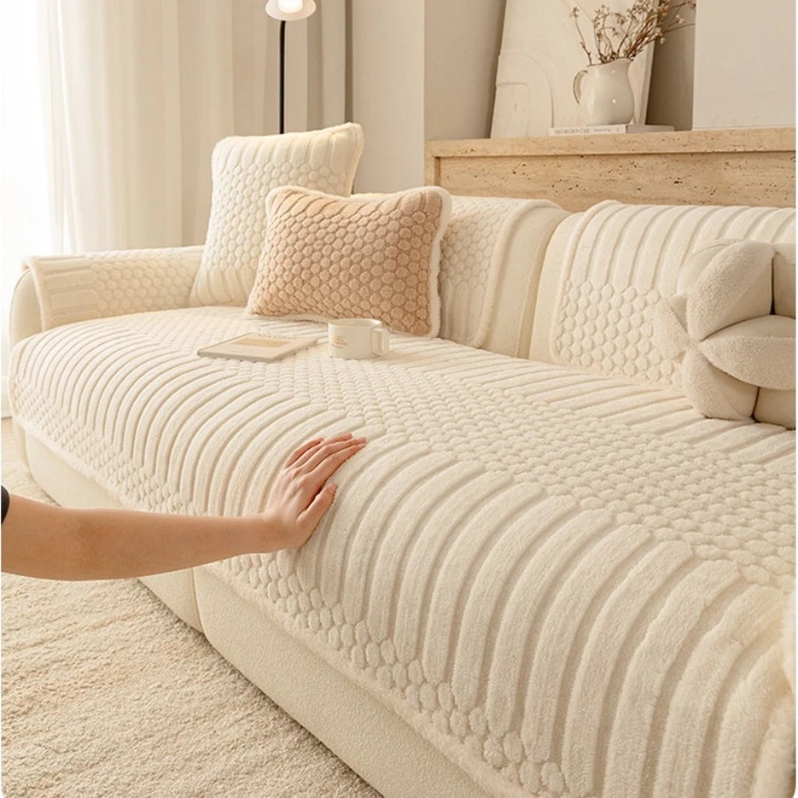 Thrives Outdoor | Velandra Textured Couch Cover For Living Room
