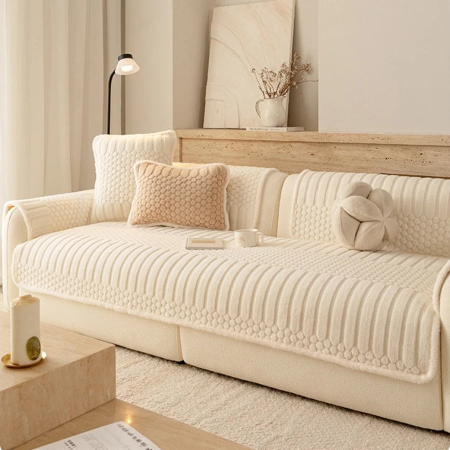 Thrives Outdoor | Velandra Textured Couch Cover For Living Room