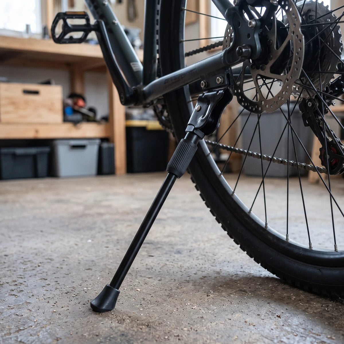 Thrives Outdoor | Velasto Adjustable Rear Axle Bicycle Side Stand