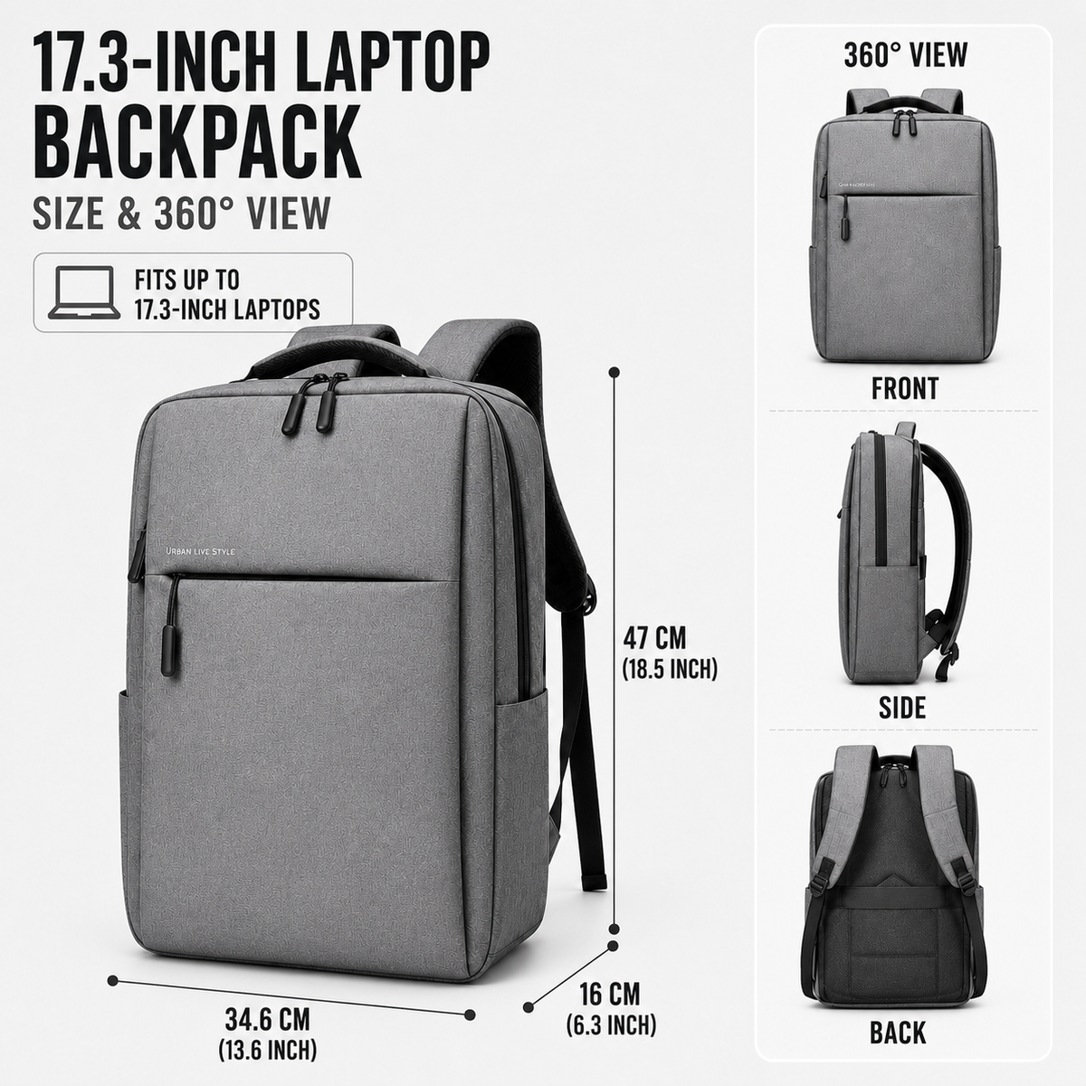 Thrives Outdoor | Waterproof Laptop Backpack