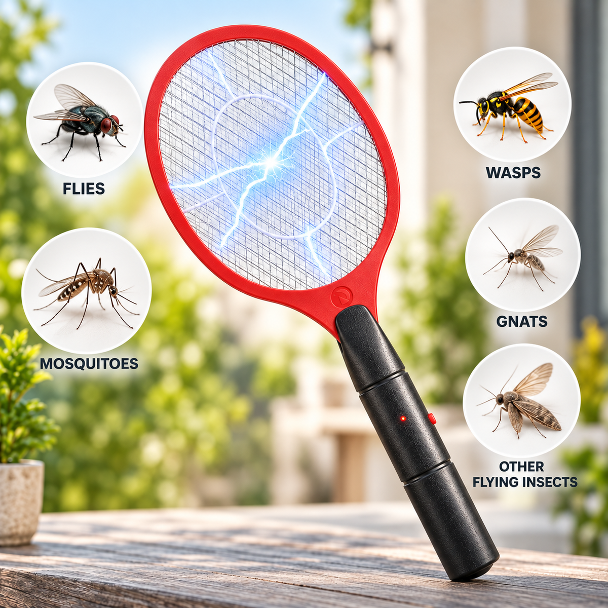 Thrives Outdoor | Zaptra Handheld Electric Fly Swatter