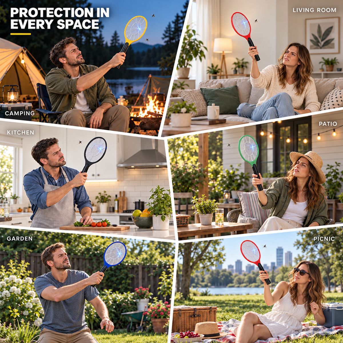 Thrives Outdoor | Zaptra Handheld Electric Fly Swatter