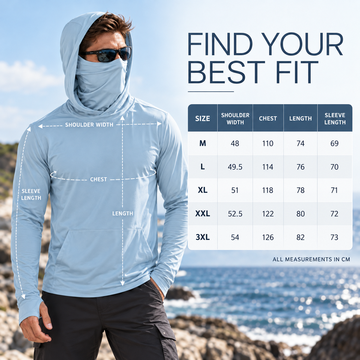 Thrives Outdoor | ZephyrKnit Long Sleeve Sun Protection Hoodie Shirt