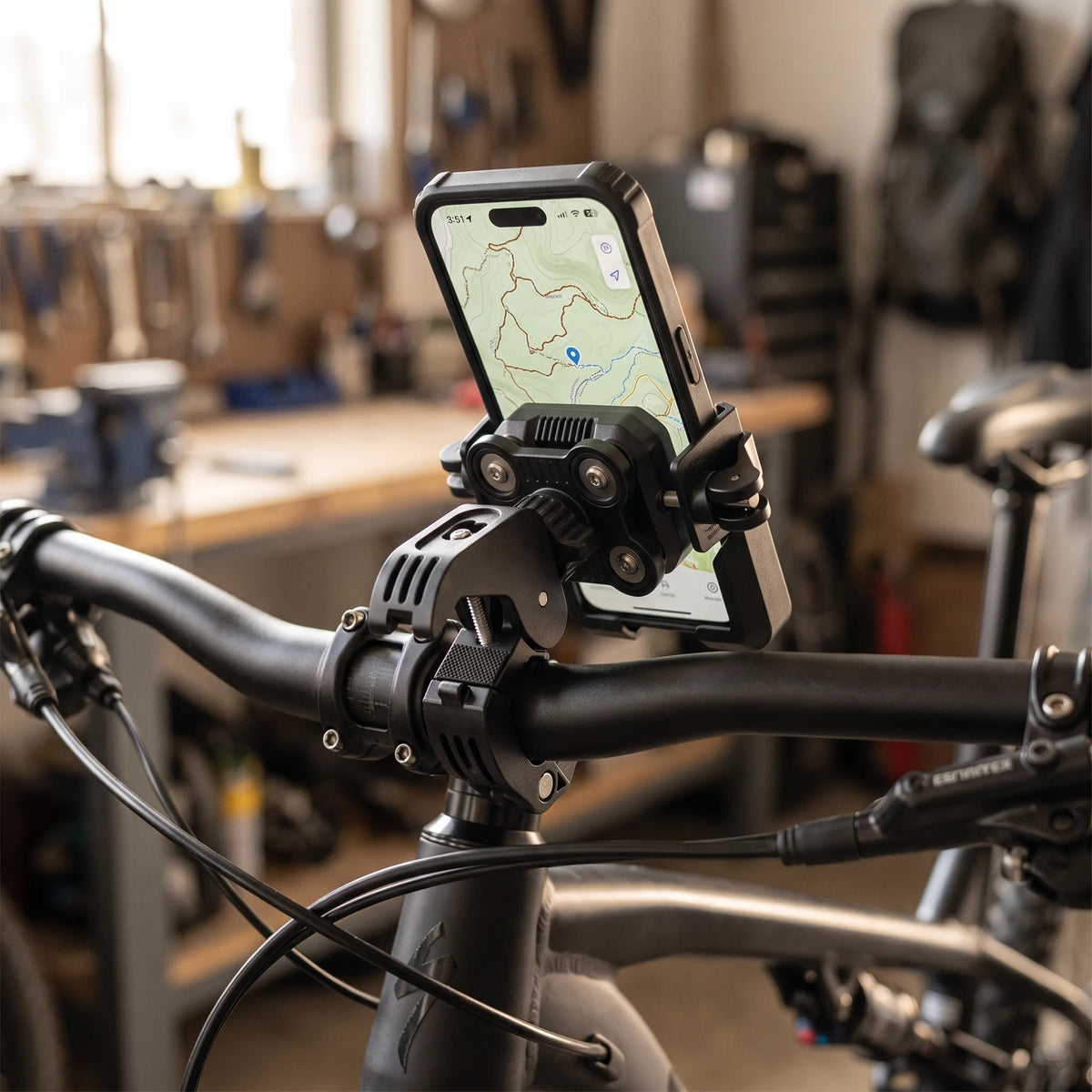 Thrives Outdoor | Zindor Handlebar Clamp Bike Phone Holder
