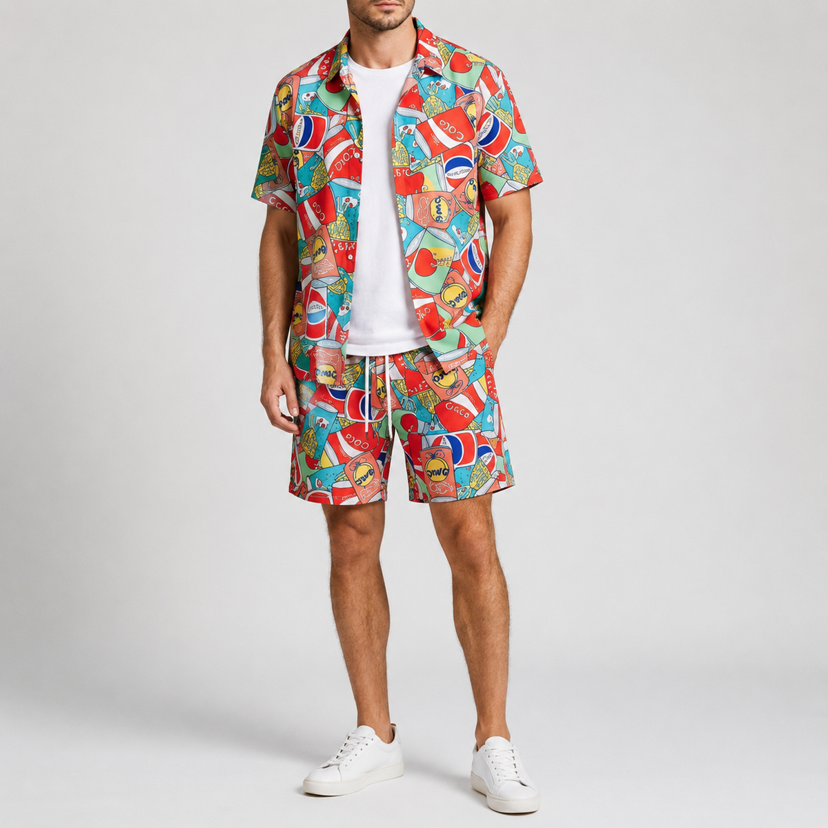 Thrives Outdoor | Tropivex Tropical Print Shirt And Shorts Set